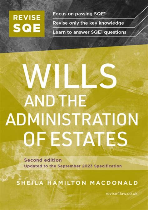 Administration of Wills and Estates: