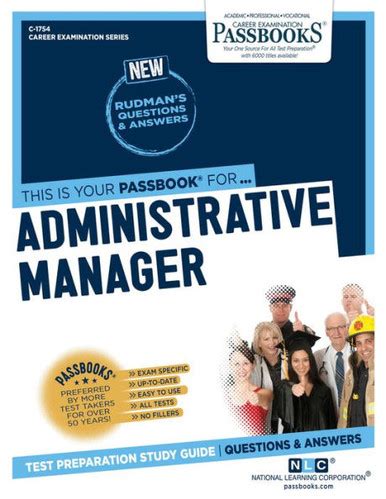 Administrative ManagerPassbooks C-1754 PDF