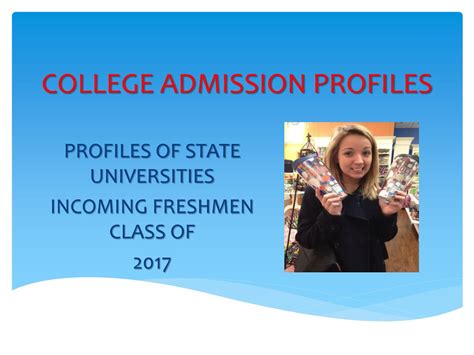 Admissions Profile