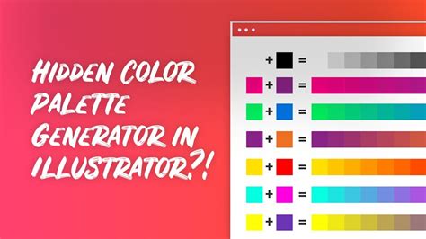 Adobe Illustrator AI Color Generator: 50,000+ Combinations