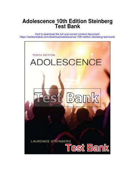 Adolescence Steinberg 10th Edition Pdf Doc