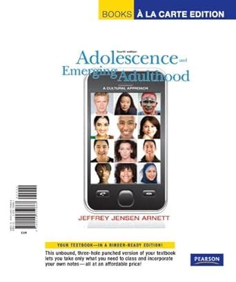 Adolescence and Emerging Adulthood A Cultural Approach 4th Edition Epub