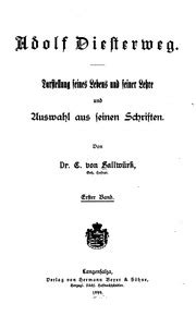 Adolf Diesterwegs AusgewÃƒÂ¤hlte Schriften Reader