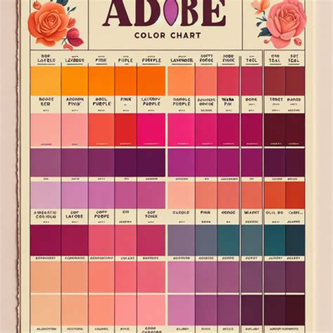 Adore Color Chart: A Comprehensive Guide to Color Harmony and Aesthetics