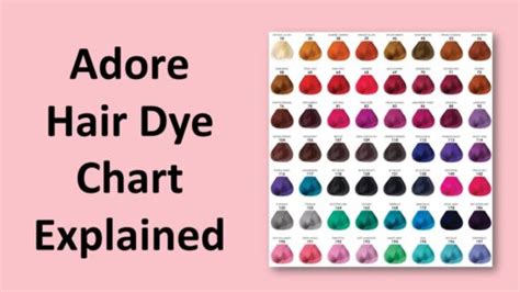 Adore Hair Color Chart: 10,000+ Shades to Adorn Your Locks