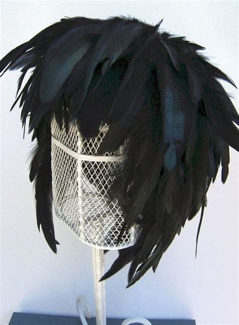 Adorn Your Crown with a Plume of Ebony: The Allure of the Black Feather Wig