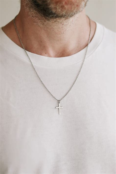 Adorn Yourself in Faith: A Comprehensive Guide to Men's Cross Necklaces