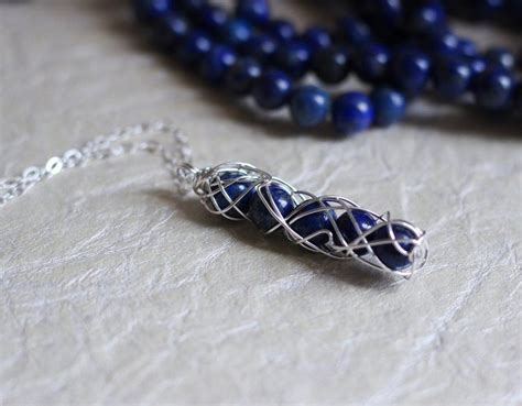 Adorn yourself with lapis lazuli jewelry.