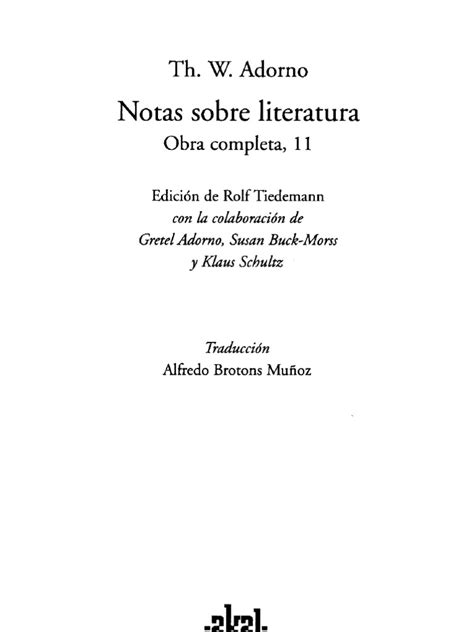 Adorno ensayo forma pdf Kindle Editon