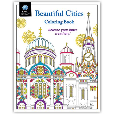 Adult Coloring Book Rand McNally Beautiful Cities Coloring Book Kindle Editon