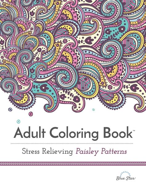 Adult Coloring Book Stress Relieving Paisley Patterns Epub