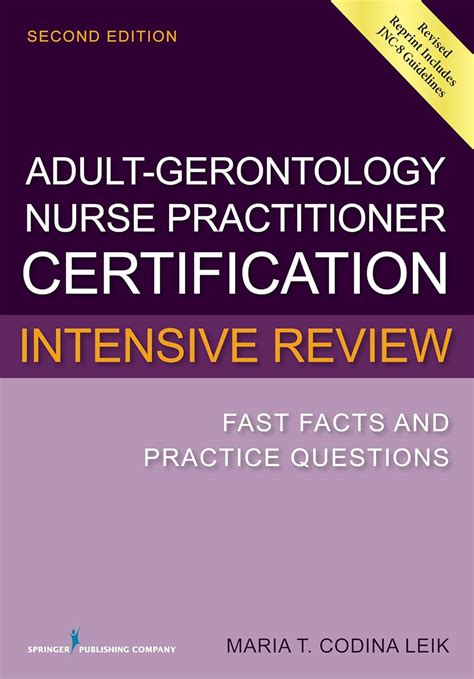 Adult Gerontology Practitioner Certification Intensive Review Kindle Editon