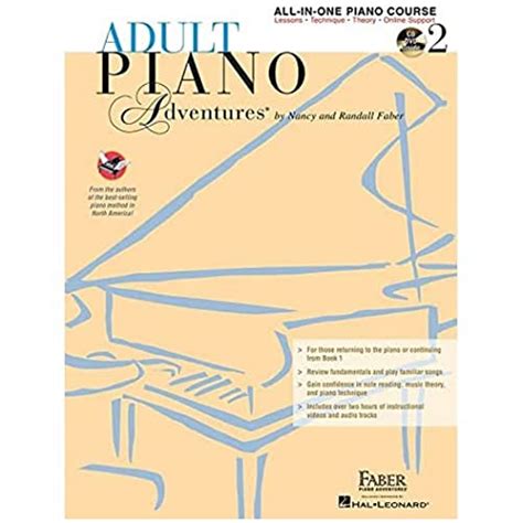 Adult Piano Adventures All-in-One Lesson Book 2 Book Online Audio Doc