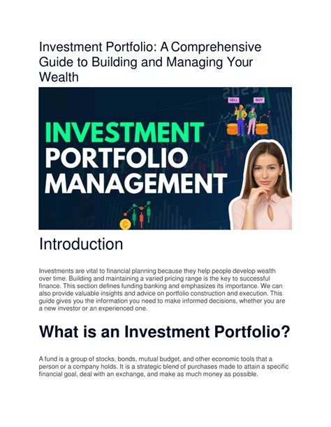 Advance Capital Management Inc.: A Comprehensive Guide to Wealth Creation