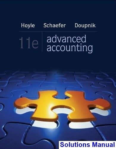 Advanced Accounting Hoyle 11th Edition Answers Reader