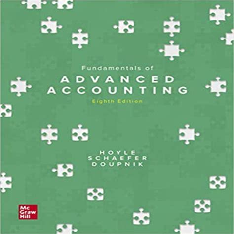 Advanced Accounting Hoyle 8th Edition Solutions Manual Kindle Editon