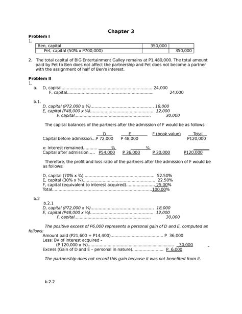 Advanced Accounting Solutions Chapter 3 Kindle Editon