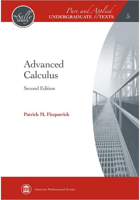 Advanced Calculus 2nd Edition By Patrick M Fitzpatrick Thomson Brooks Cole 2006 Ebook Epub