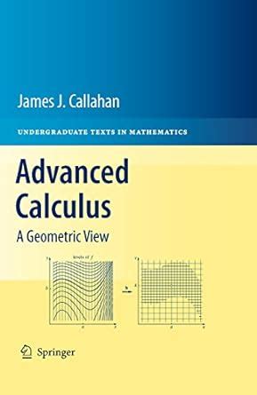 Advanced Calculus A Geometric View Doc