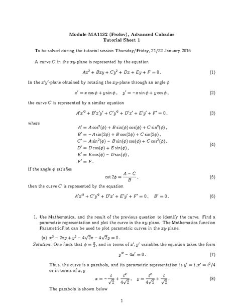 Advanced Calculus Problem Solutions PDF