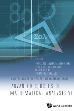 Advanced Courses of Mathematical Analysis II Proceedings of the Second International School Doc