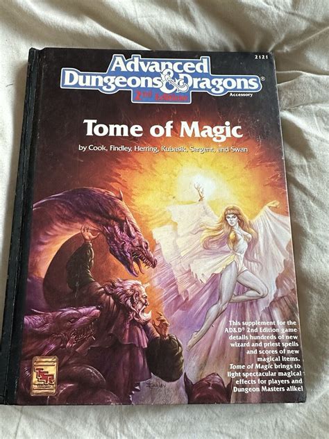 Advanced Dungeons and Dragons Tome of Magic 2nd Edition Epub