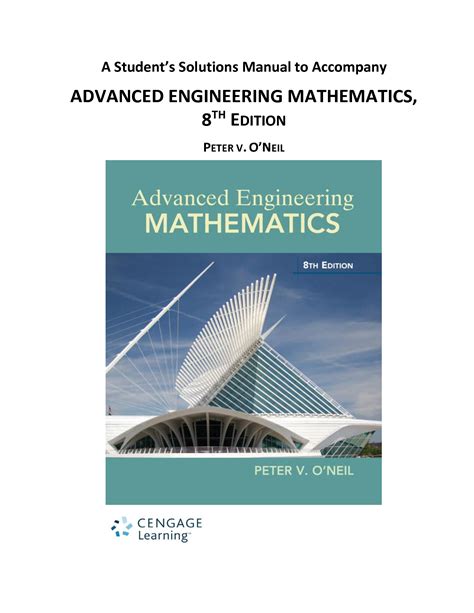 Advanced Engineering Mathematics Solutions Manual Reader