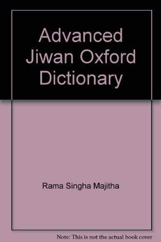 Advanced Jiwan Oxford Dictionary English to English PDF