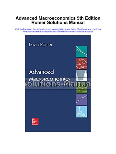 Advanced Macroeconomics Romer Solutions Manual PDF