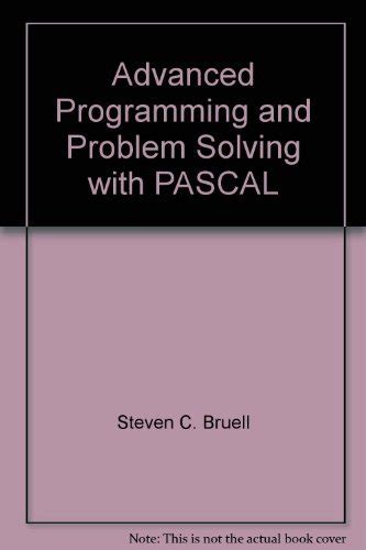 Advanced Programming and Problem Solving with PASCAL Epub