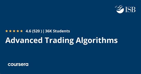 Advanced Trading Algorithms: