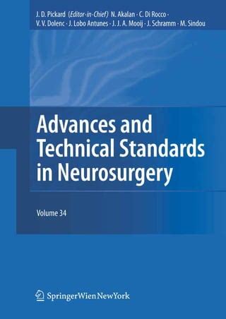 Advances and Technical Standards in Neurosurgery Epub