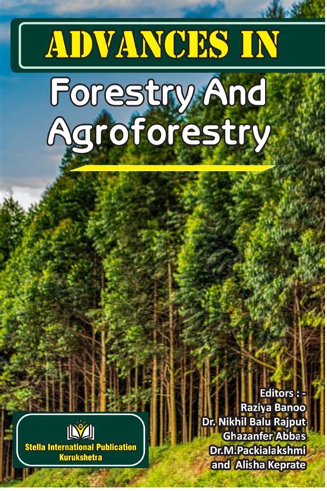 Advances in Agroforestry Epub