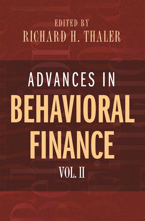 Advances in Behavioral Finance, Volume II.rar Ebook Reader