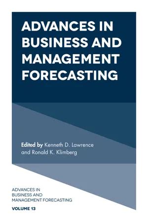 Advances in Business and Management Forecasting Epub