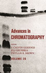 Advances in Chromatography 1st Edition Epub