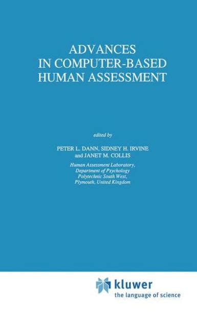 Advances in Computer-Based Human Assessment 1st Edition Epub