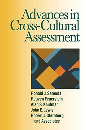 Advances in Cross-Cultural Assessment Kindle Editon