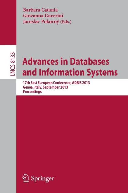 Advances in Databases and Information Systems 7th East European Conference Doc