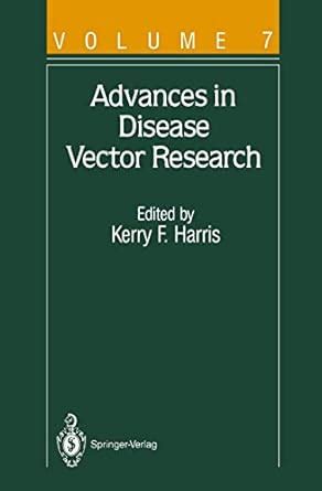 Advances in Disease Vector Research 9 1st Edition Doc