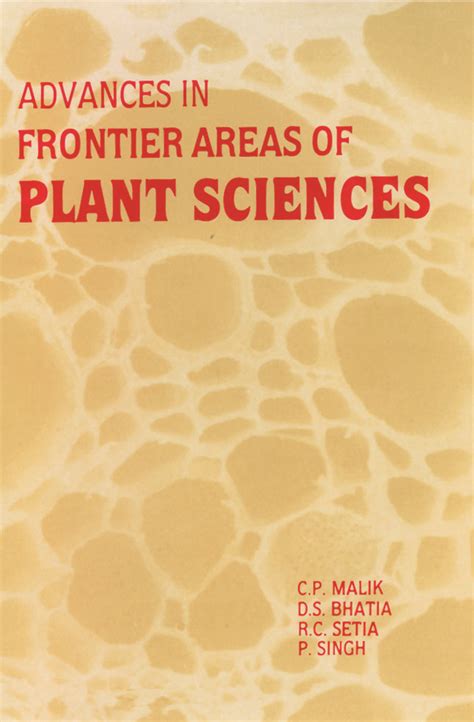 Advances in Frontier Areas of Plant Sciences PDF