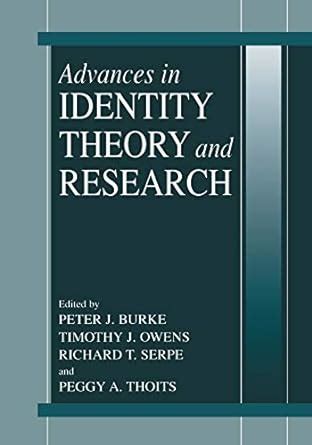 Advances in Identity Theory and Research 1st Edition Doc