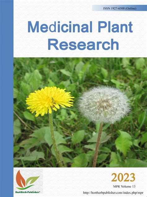 Advances in Medicinal Plant Research Reader
