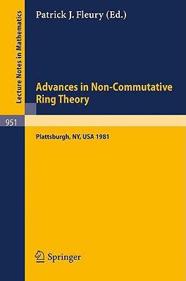 Advances in Non-Commutative Ring Theory Proceedings of the Twelfth George H. Hudson Symposium Epub