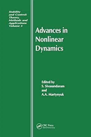 Advances in Nonlinear Dynamics Methods and Applications 1st Edition Doc