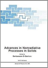 Advances in Nonradiative Processes in Solids 1st Edition PDF