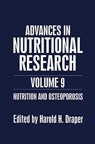 Advances in Nutritional Research, Vol. 9 Nutrition and Osteoporosis 1st Edition Epub