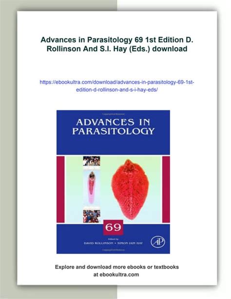 Advances in Parasitology, Vol. 48 1st Edition Doc