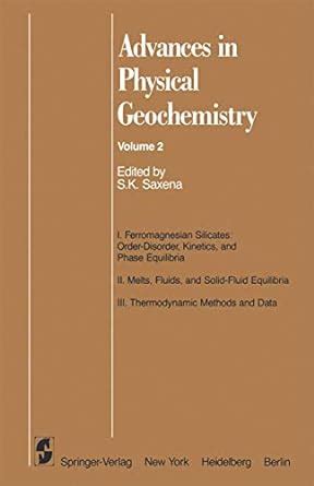 Advances in Physical Geochemistry Reader