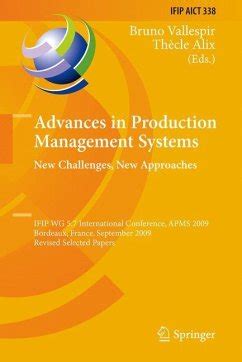 Advances in Production Management Systems New Challenges Doc